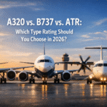 Best type rating after CPL in 2026 comparing Airbus A320, Boeing 737 and ATR 72 cockpits