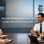 Airline pilot group discussion 2026 testing CRM and leadership skills