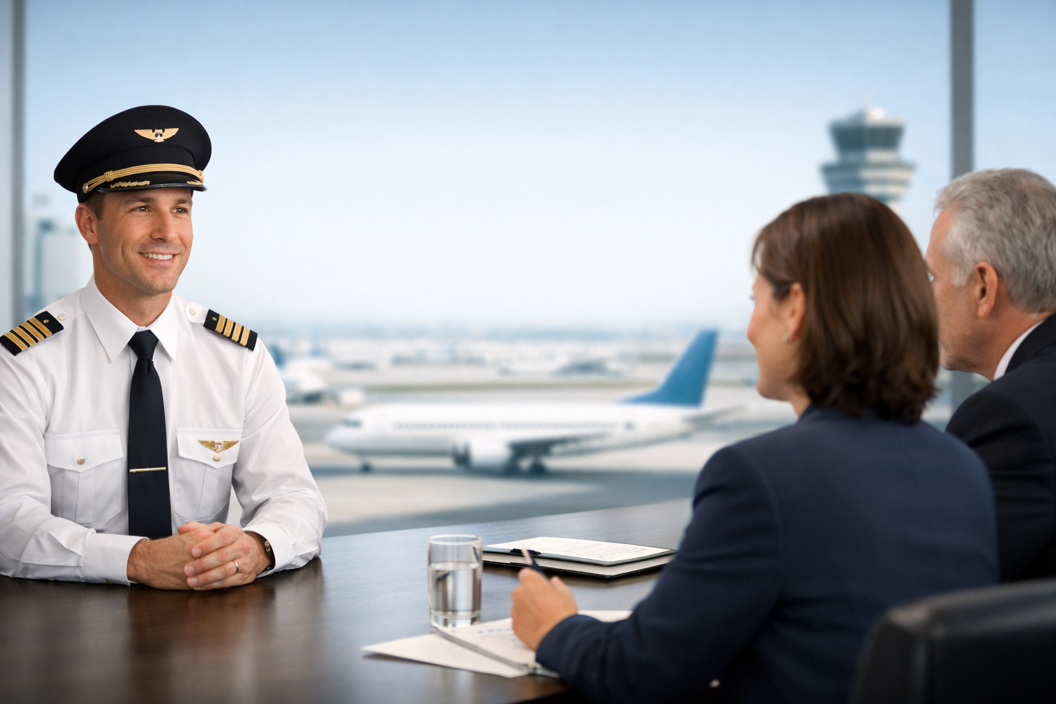 Pilot answering airline interview question using STAR method