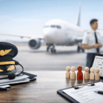 Cadet pilot selection process in India showing aptitude test, psychometric test, group discussion and interview stages