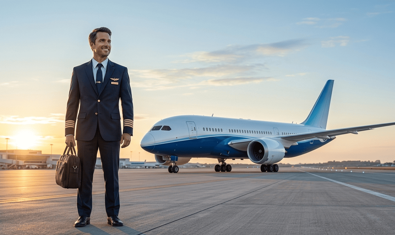 Pilot group discussion round showing CRM leadership and situational awareness skills