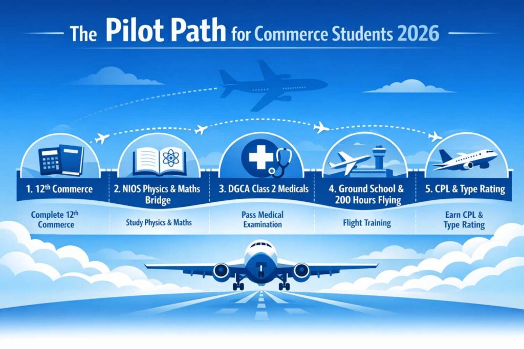 Step-by-Step Process How to Become a Commercial Pilot After Commerce