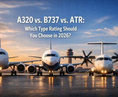 Best type rating after CPL in 2026 comparing Airbus A320, Boeing 737 and ATR 72 cockpits