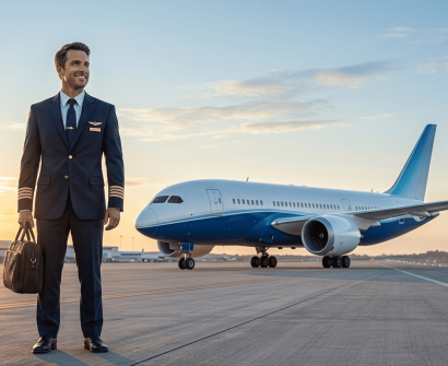 Pilot group discussion round showing CRM leadership and situational awareness skills