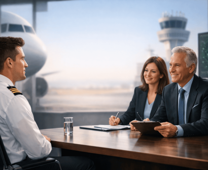 Pilot interview tips to control nervousness and build command presence